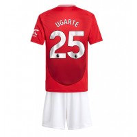 Dječji Nogometni Dres Manchester United Manuel Ugarte #25 Domaci 2024-25 Kratak Rukav (+ Kratke hlače)